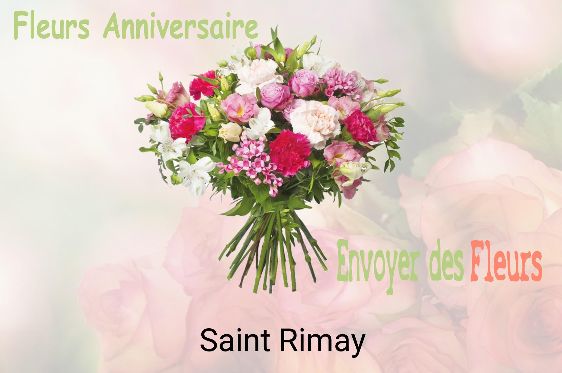 Bouquet de fleurs d’anniversaire livré à Saint-Rimay