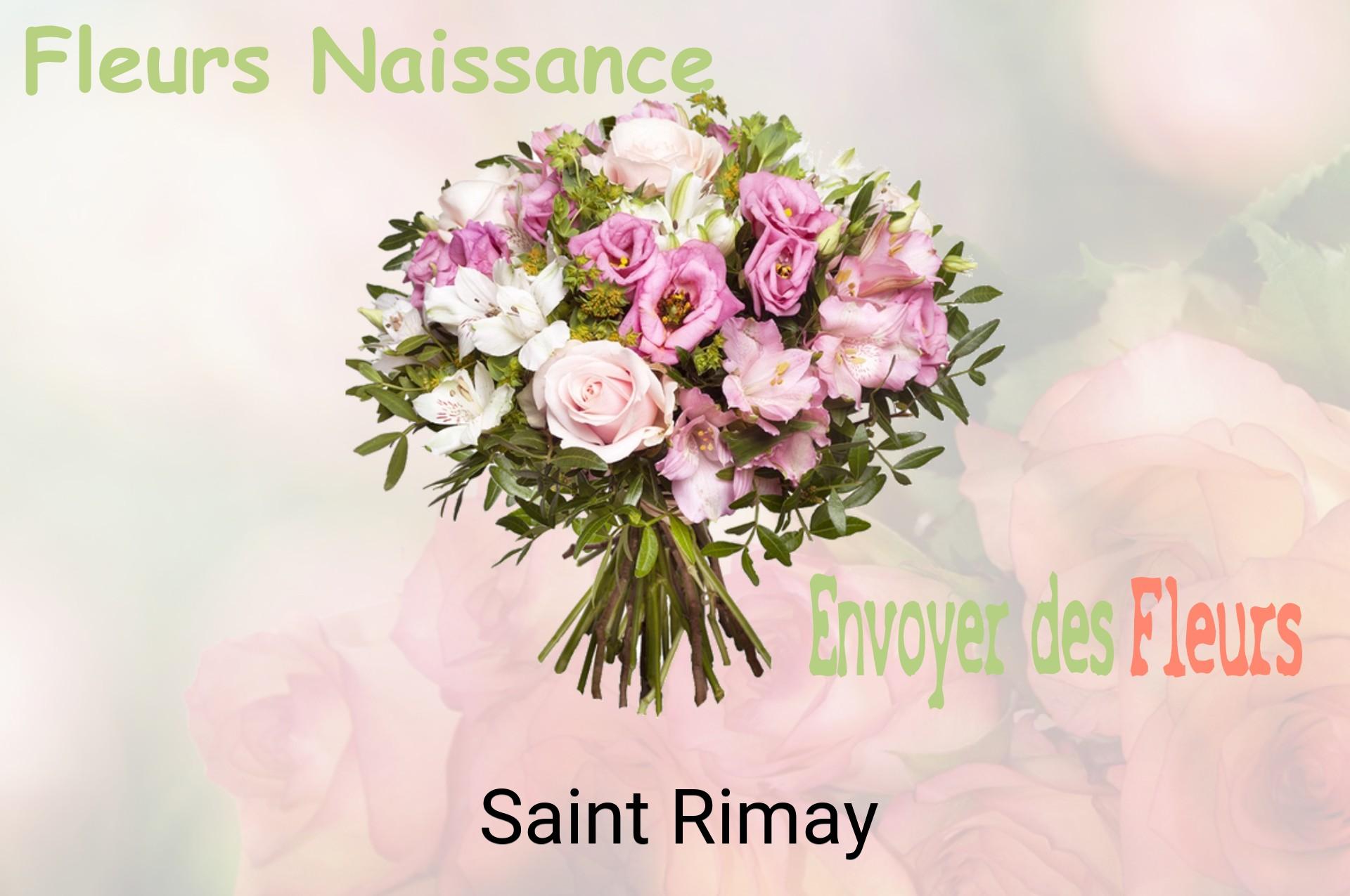 Bouquet de fleurs de naissance livré à Saint-Rimay